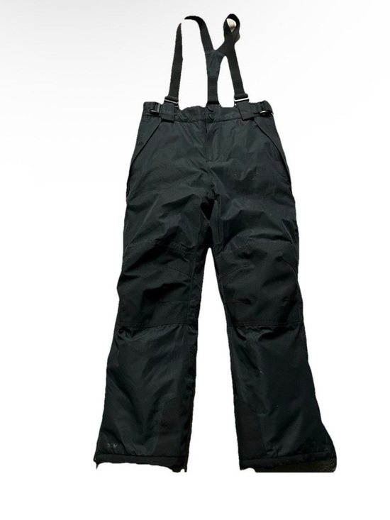 Other - Youth Mountain Warehouse Snow Black Snow Pants Suspenders Size 9/10 Double Knee